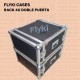 rack 4U doble puerta, flotante con silenblock estructura fondo 50 cm, perfil rack doble