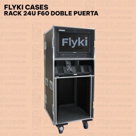 FLYKICASES PARA RACK 24U DOBLE PUERTA F60