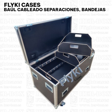 FLYKICASES PARA BAÚL CABLEADO SEPARACIÓN BANDEJAS
