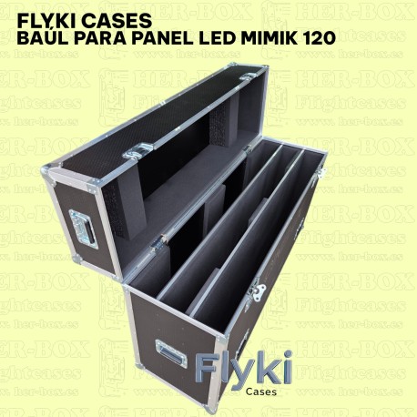 FLYKICASES PARA BAÚL PANEL LED MIMIK.