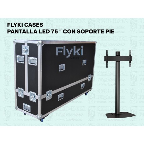 PANTALLA LED 75" CON SOPORTE PIE