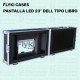 FLYKI CASE PANTALLA LED 23” DELL TIPO LIBRO DOBLE