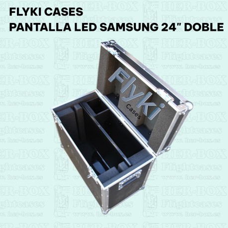 FLYKI CASE PANTALLA LED SAMSUNG 24 DOBLE CON PEANA