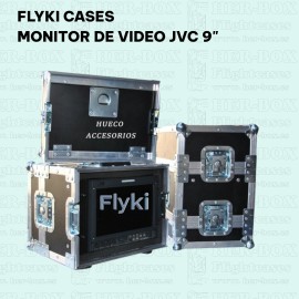 FLIGHTCASE MONITOR DE VIDEO JVC 9 PULG TIPO RACK