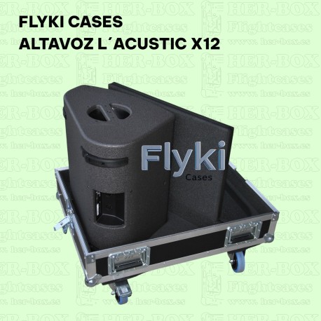 FLIGHTCASE ALTAVOZ L`ACUSTIC X 12. CAJA PARA 2 UNIDADES