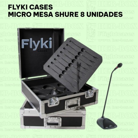 Maleta micro mesa SHURE 8 unidades