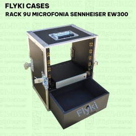 Rack 9U microfonía sennheiser EW300