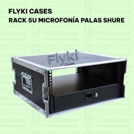 Rack 5U microfonía palas SHURE
