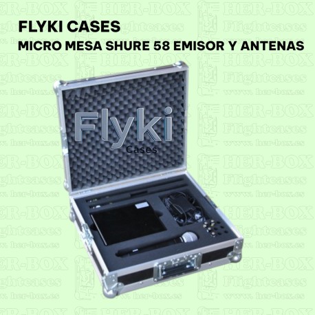MICRO MANO SHURE 58 EMISOR Y ANTENAS