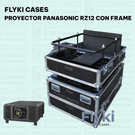 FLIGHTCASE PROYECTOR PANASONIC RZ12 CON FRAME. APILABLE.