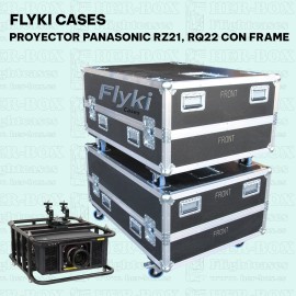 FLIGHTCASE PROYECTOR PANASONIC RZ21, RQ22 CON FRAME. APILABLE
