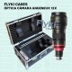 CAJA TIPO MALETA PARA OPTICA CAMARA, ANGENEUX OPTIMO 12X