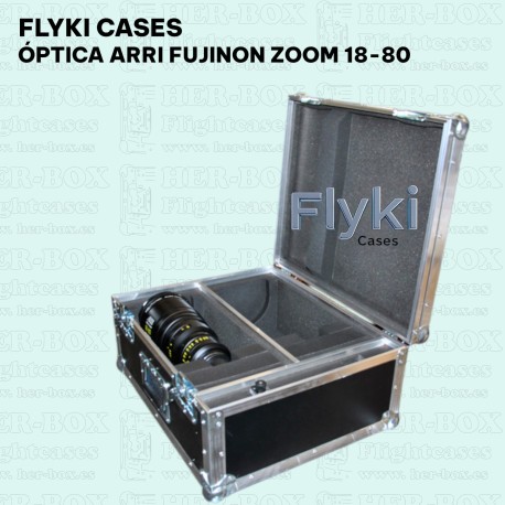 CAJA TIPO MALETA PARA OPTICA ARRI FUJINON ZOOM 18 80