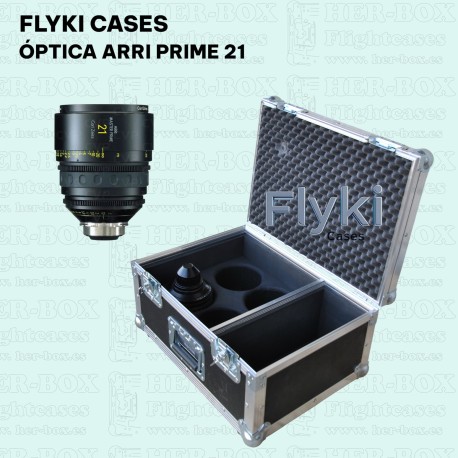 CAJA TIPO MALETA PARA 4 OPTICAS ARRI PRIME 21
