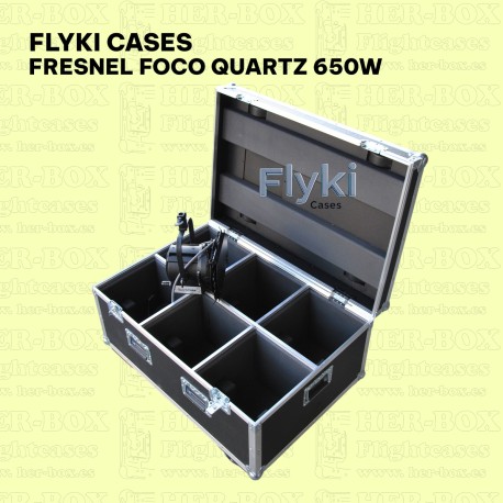 FRESNEL FOCO QUARTZ 650W. CAJA DE 6UNIDADES